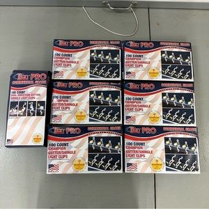 7 Boxes - Titan Pro Commercial Grade Christmas Light Clips - New in Boxes